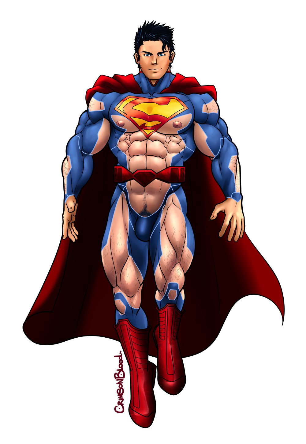 Captured Heroes Supersexyman Showing Some Skin