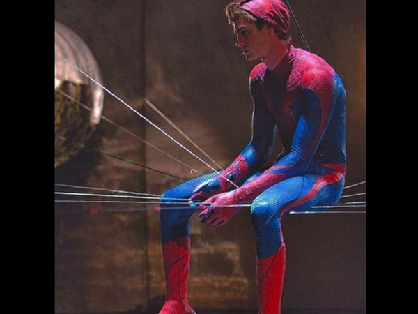 Captured Heroes Andrew Garfield As Spiderman