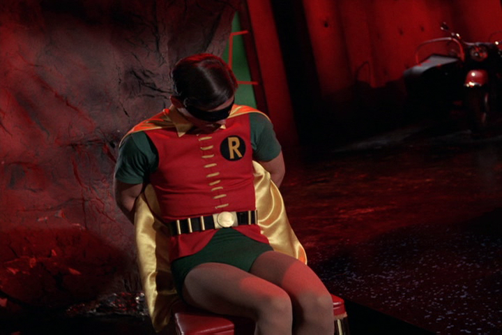 Captured Heroes Batman 66 Robin “chairtied” Face Gunged