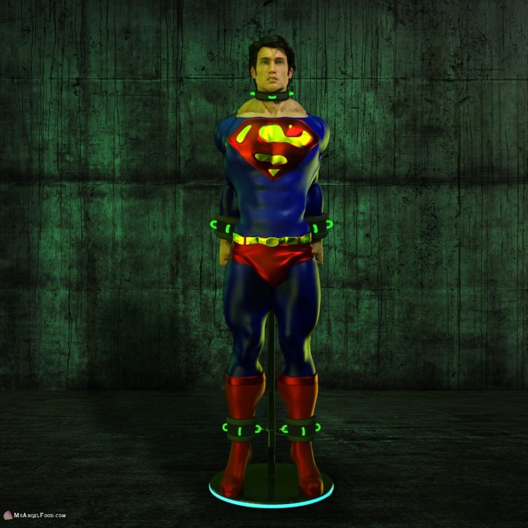 Superman Bondage Art Captured Heroes