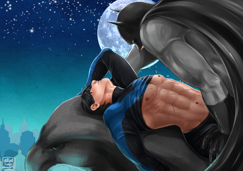 Nightwing Makes Out.