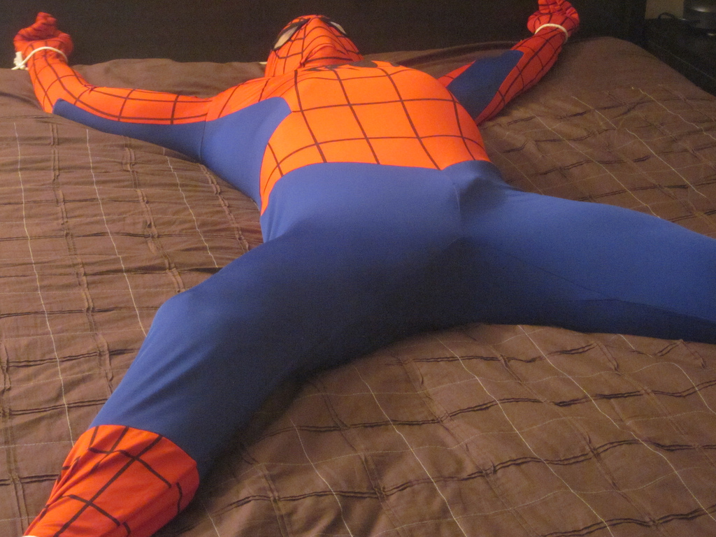Spiderman Spreadeagled.