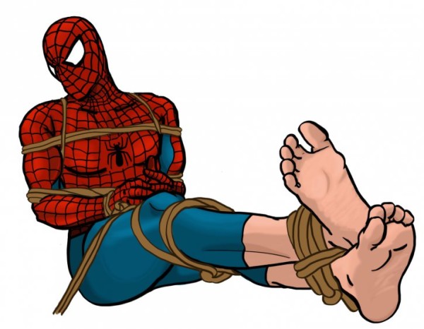 Finalfantaisies - Spider-man tied up