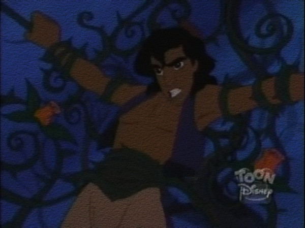 Aladdin_tied_up_in_Thorns_by_GingerBizkits