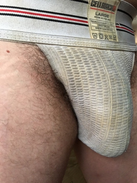 Unwashed in sweat, grime, piss, and cum. and you know you want to sniff it....